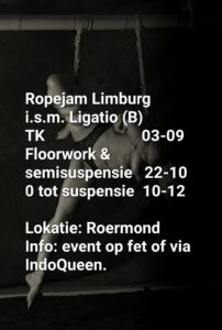 Ropejam Limburg (NL) Next Level Class: Floorwork & semi-suspension